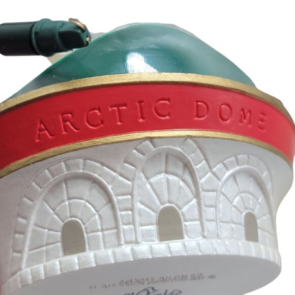 Hallmark Ken Crow 1991 Keepsake Ornament "Arctic Dome" Christmas Football In Box - Picture 16 of 16
